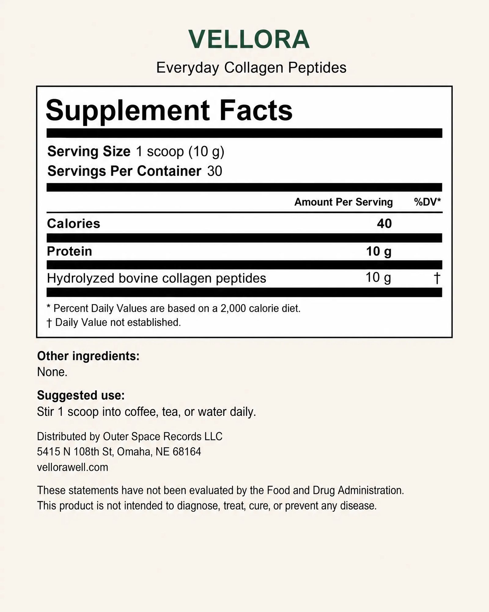Supplement Facts