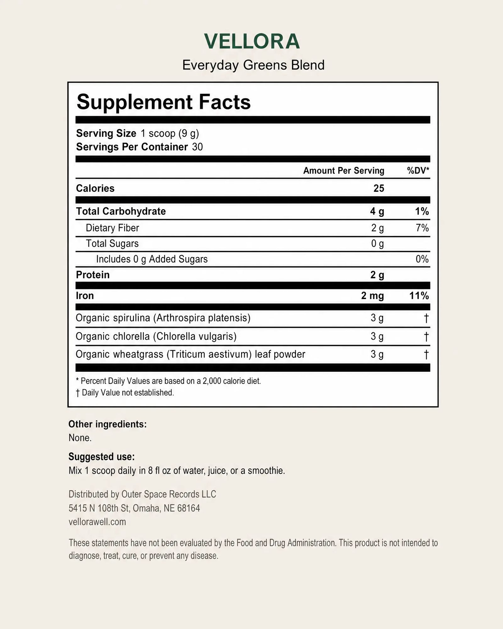 Supplement Facts