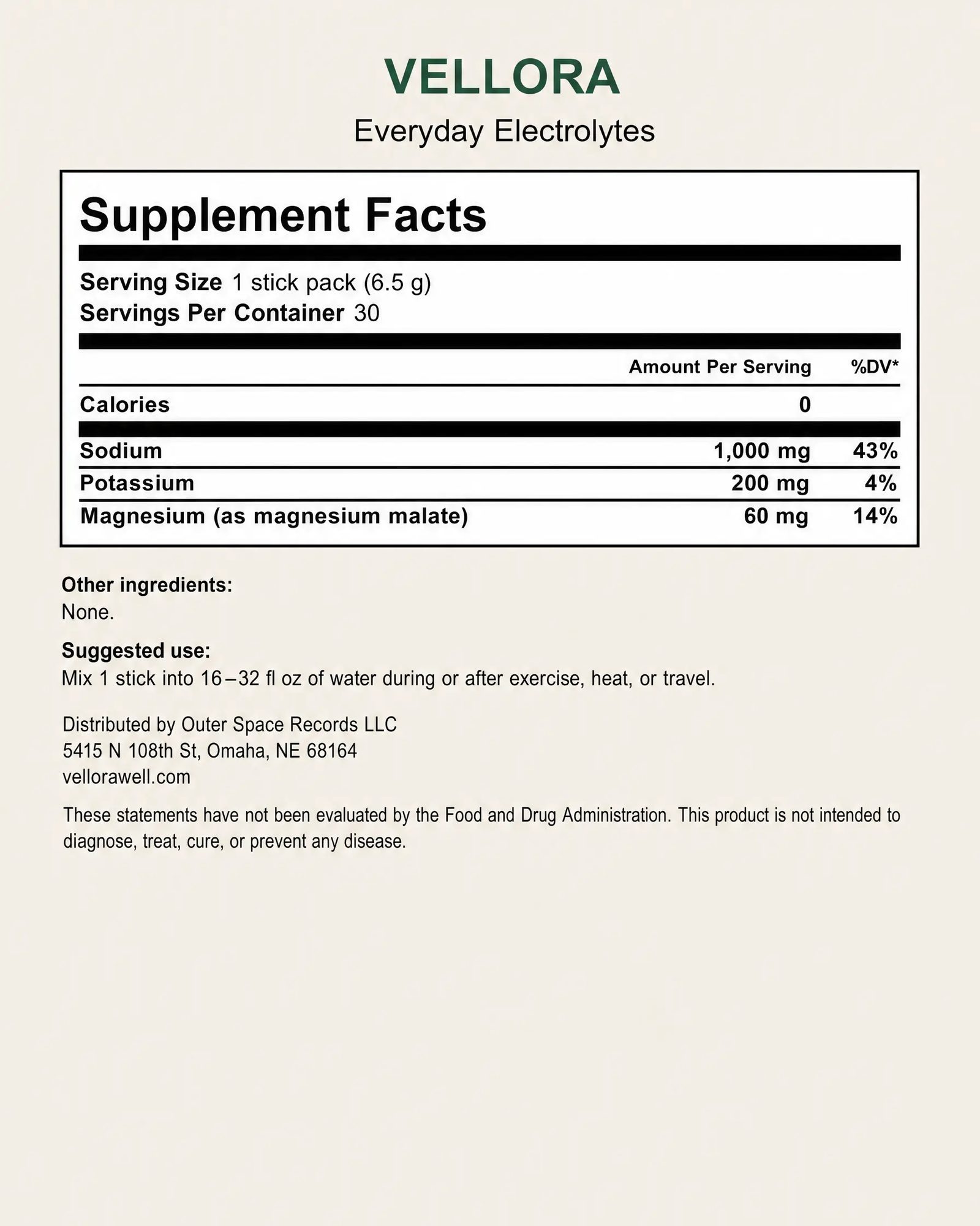 Supplement Facts