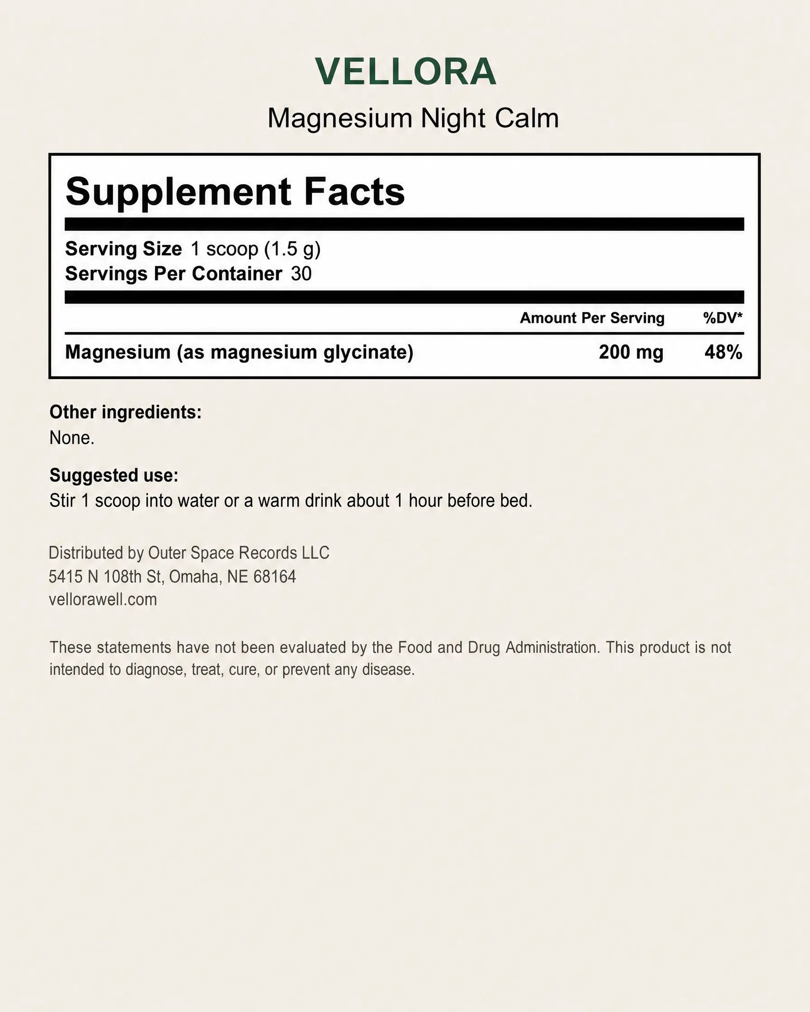 Supplement Facts