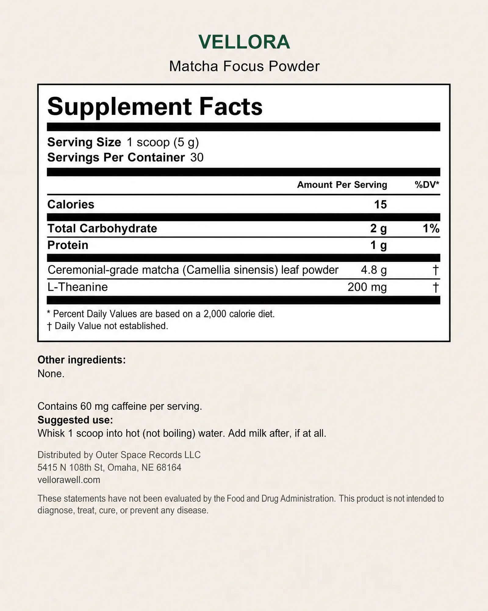Supplement Facts