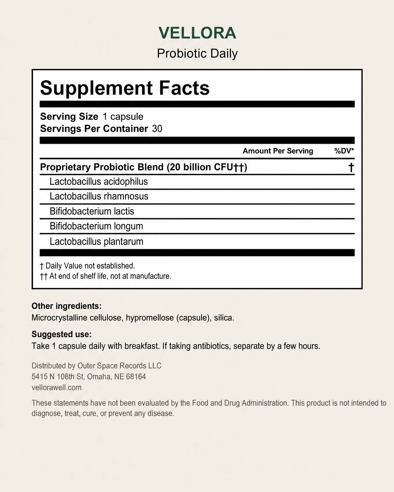 Supplement Facts