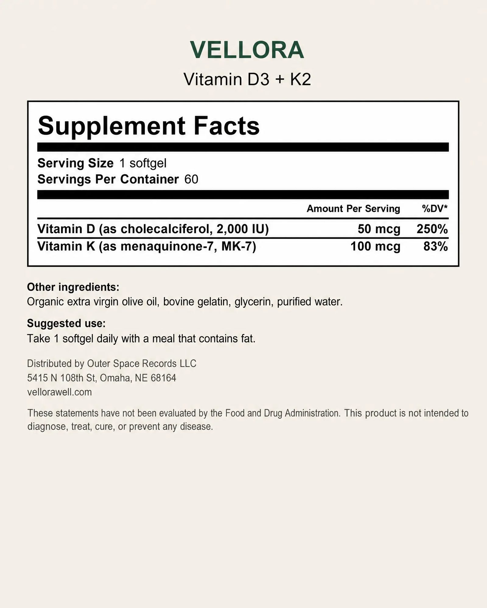 Supplement Facts